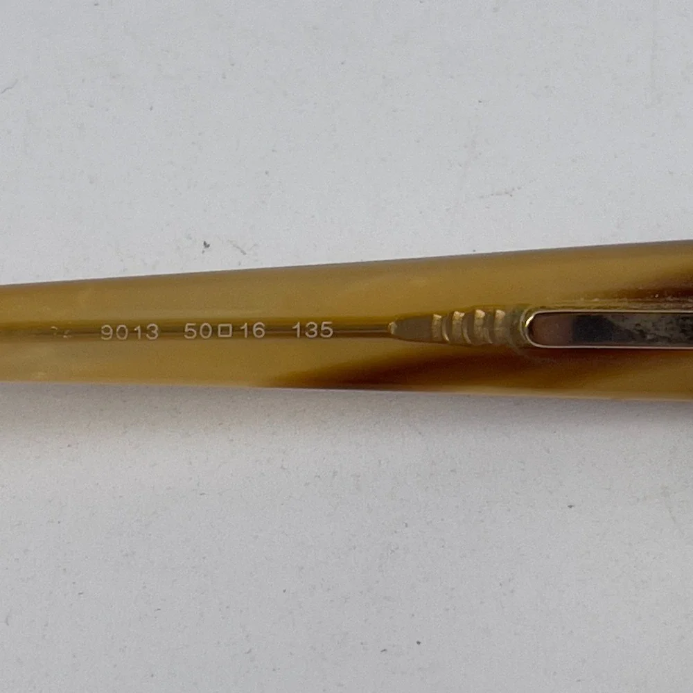 Ralph Lauren 9013 Women Eyeglasses Frame Champagne Plastic Half Rim 50-16-135 mm